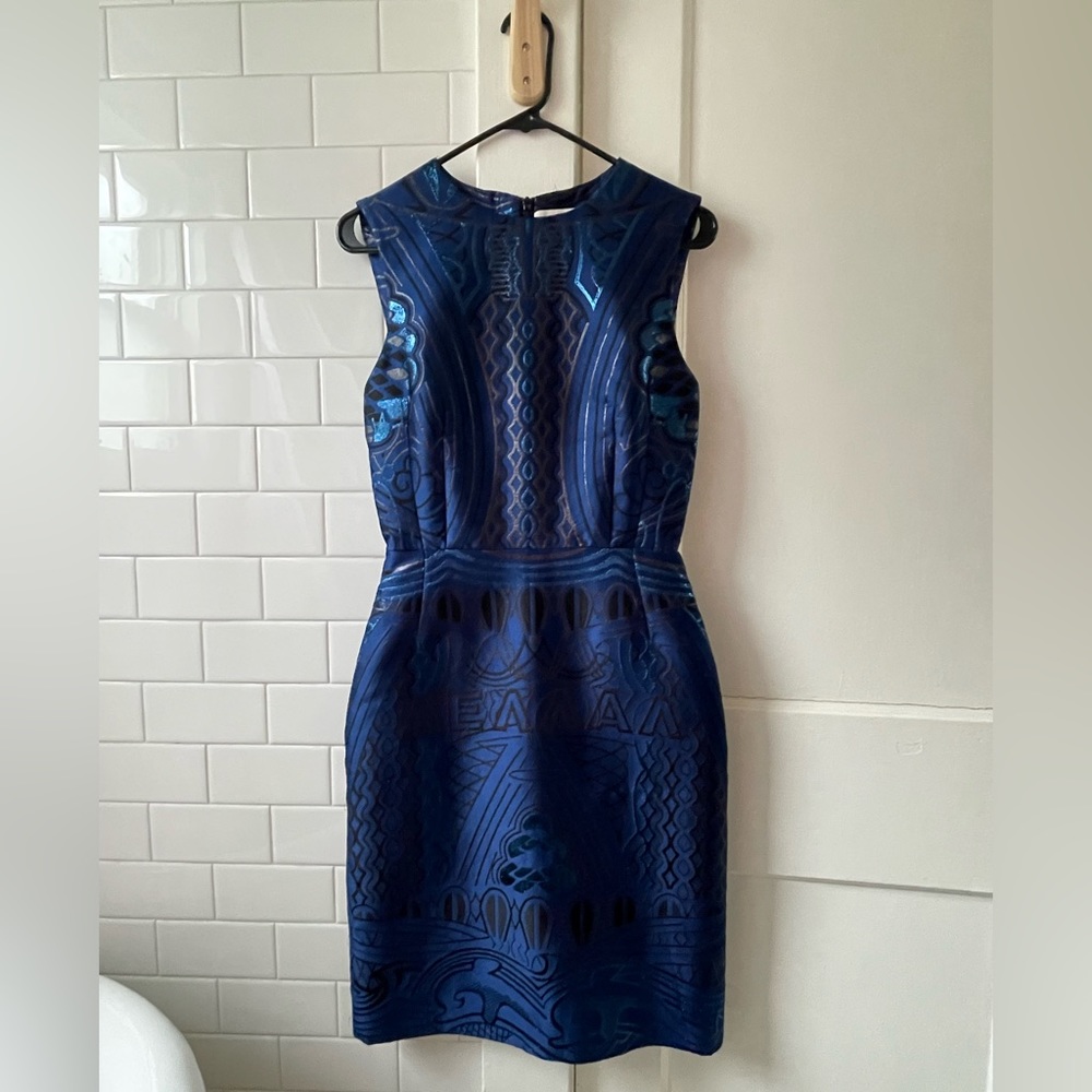 MARY KATRANTZOU Silk Cocktail Dress, UK 8 / US 4, Super Rare!